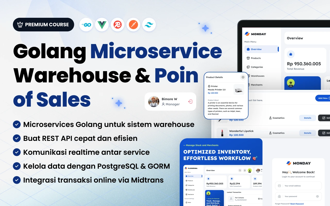Mastering Golang Microservices with Vue: Warehouse & Point of Sales
